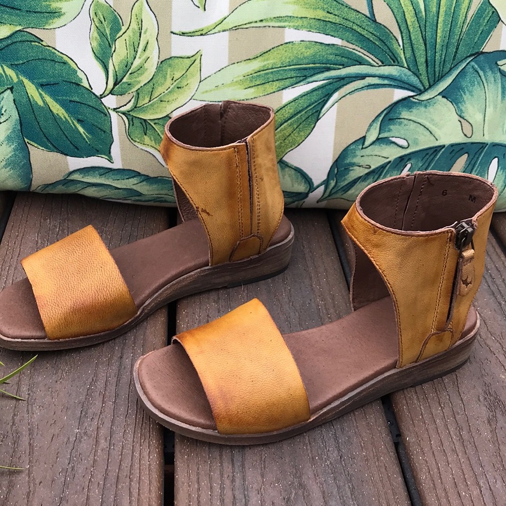 Anthropologie Gee Wawa Leather Gladiator Sandal - Picture 2 of 8